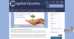 Desktop Screenshot of capitalquotes.net