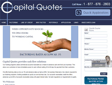 Tablet Screenshot of capitalquotes.net